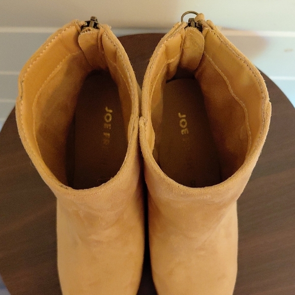 Joe Fresh Tan Ankle Boots with Block Heel - Picture 6 of 6